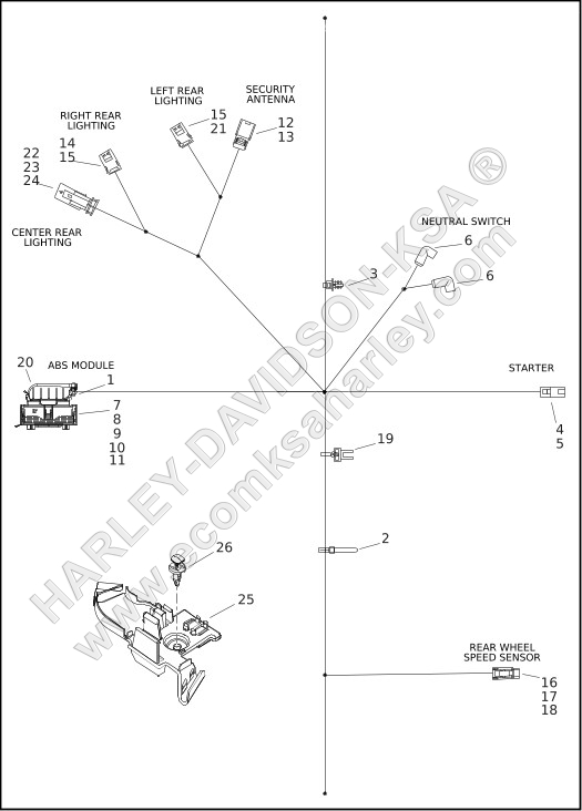 WIRING HARNESS, MAIN, ABS (2 OF 4)